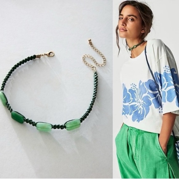Free People Sweet Carolina Braided Chocker Necklace - Picture 1 of 6
